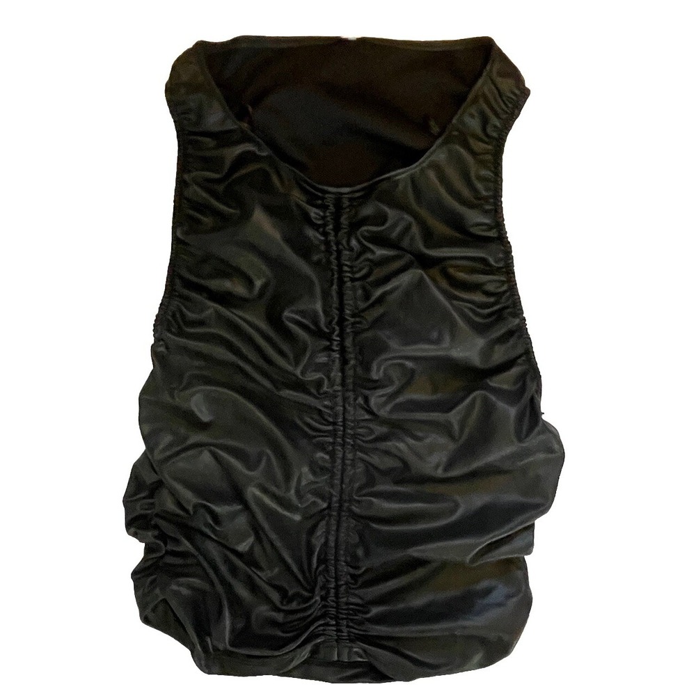Free People Intimately Women's Sz Large Black Scoop Neck Fitted Tank Top